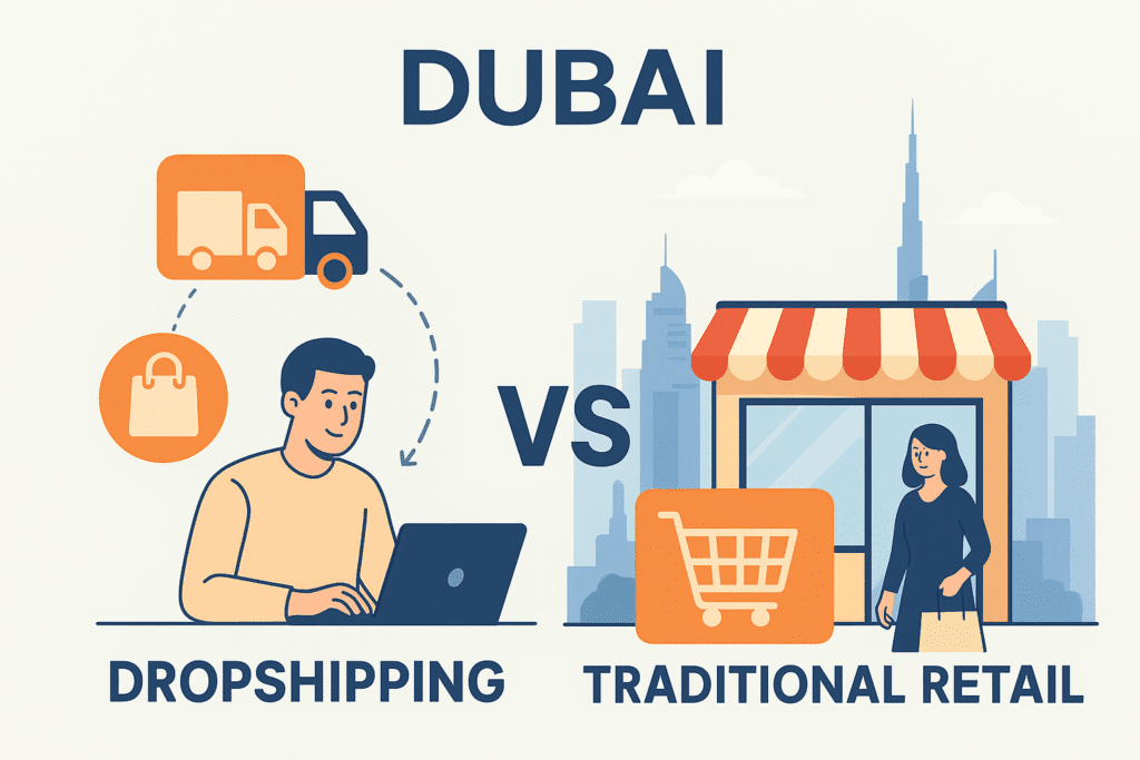 Dropshipping vs Traditional Retail Dubai
