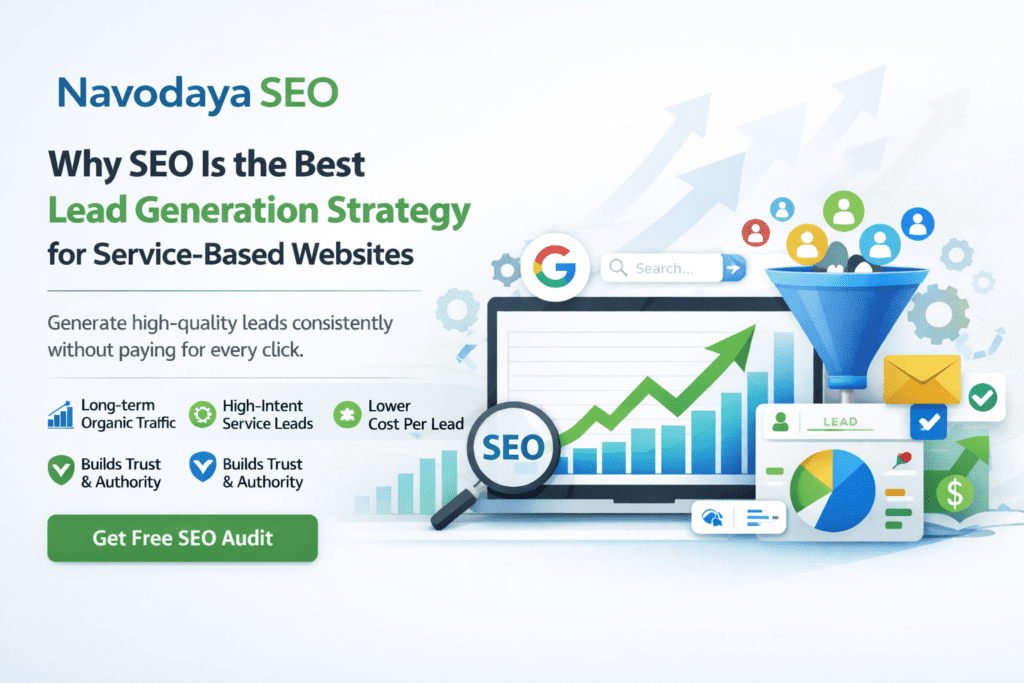 Why SEO Is the Best Lead Generation Strategy for Service-Based Websites