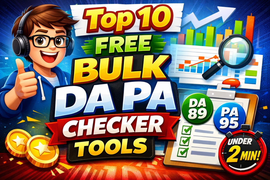 Bulk DA PA Checker tool