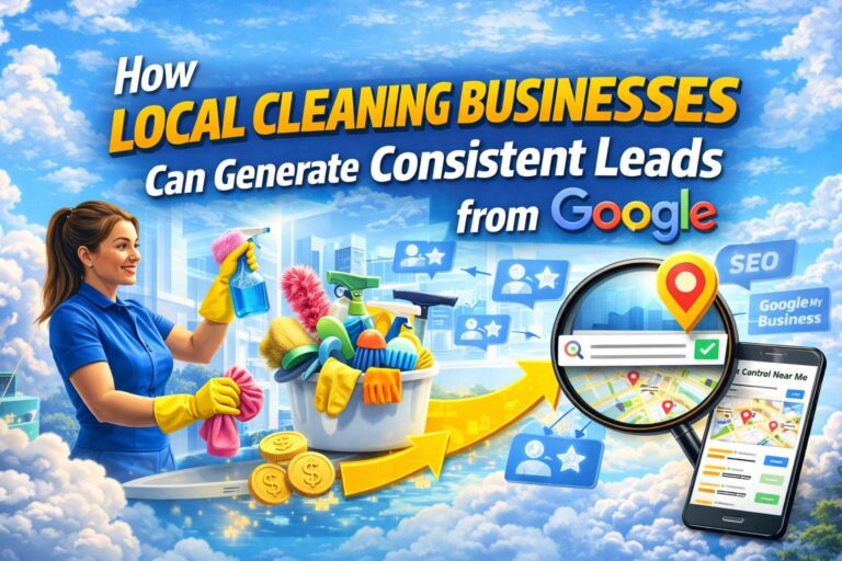 How Local Cleaning Businesses Can Generate Consistent Leads from Google